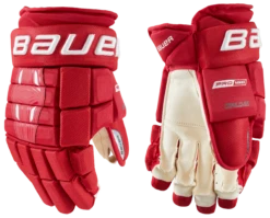 Bauer Pro Series Senior Hockey Gloves -Cheap Hockey Store 1058642 RED