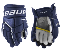 Bauer Supreme Ultrasonic Junior Hockey Gloves -Cheap Hockey Store 1058650 NAV