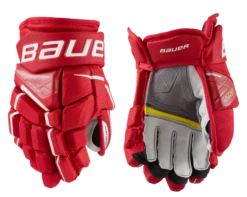 Bauer Supreme Ultrasonic Junior Hockey Gloves -Cheap Hockey Store 1058650 RED
