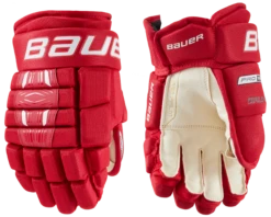 Bauer Pro Series Junior Hockey Gloves -Cheap Hockey Store 1058651 RED