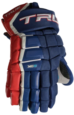 True Hockey True XC9 2020 Senior Hockey Gloves -Cheap Hockey Store B2RAssets 770x1206 red blue 1