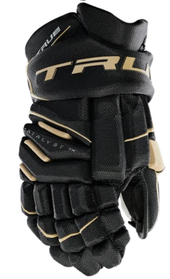 True Hockey True Catalyst 7X Senior Hockey Gloves -Cheap Hockey Store CT7xGlove Black Gold