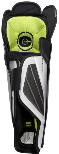 Warrior Alpha LX Pro Junior Shin Guards -Cheap Hockey Store lxpsgsr1bk war 02 i